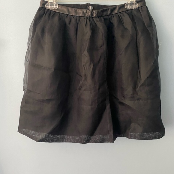 Tibi Silk Mini Skirt with Leather Waistband (+ BOGO SALE!) - Picture 8 of 16